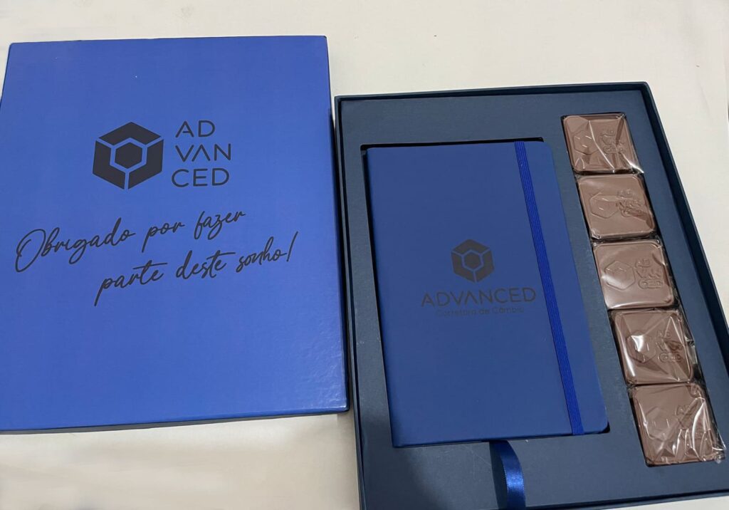 Chocolates corporativos com logotipo personalizado (14) Brindes cooperativos em Xique-Xique - BA