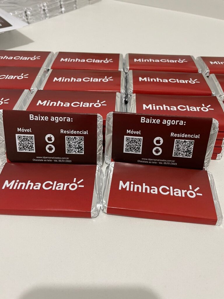 Chocolates corporativos com logotipo personalizado (5) Brindes cooperativos em Ibaretama - CE