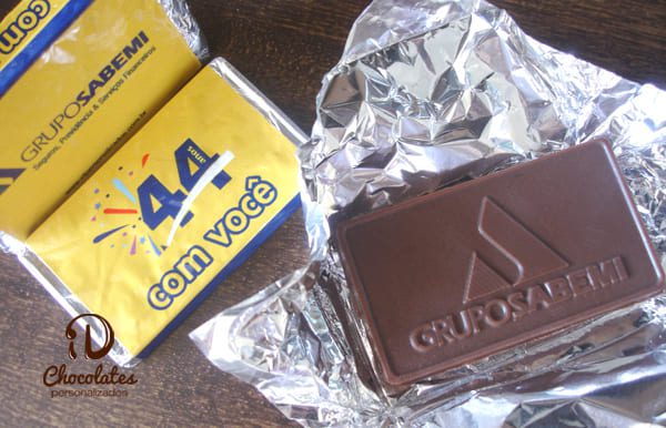 Chocolates corporativos com logotipo personalizado (53) Brindes cooperativos em Palestina - CE