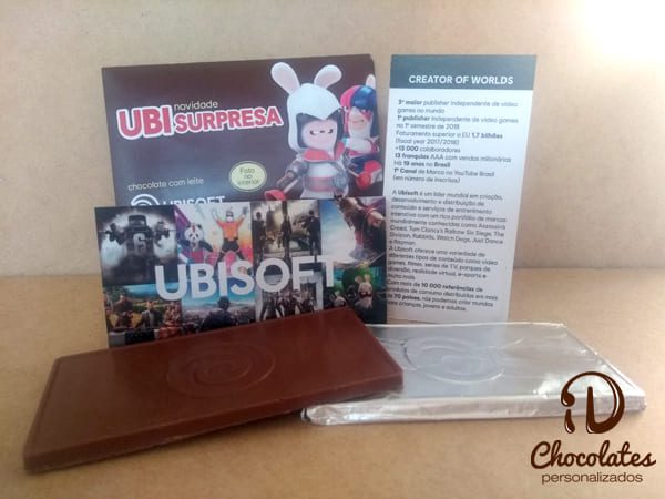 Chocolates corporativos com logotipo personalizado (62) Brindes cooperativos em Palestina - CE