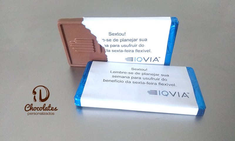 Chocolates corporativos com logotipo personalizado (71) Brindes cooperativos em Palestina - CE