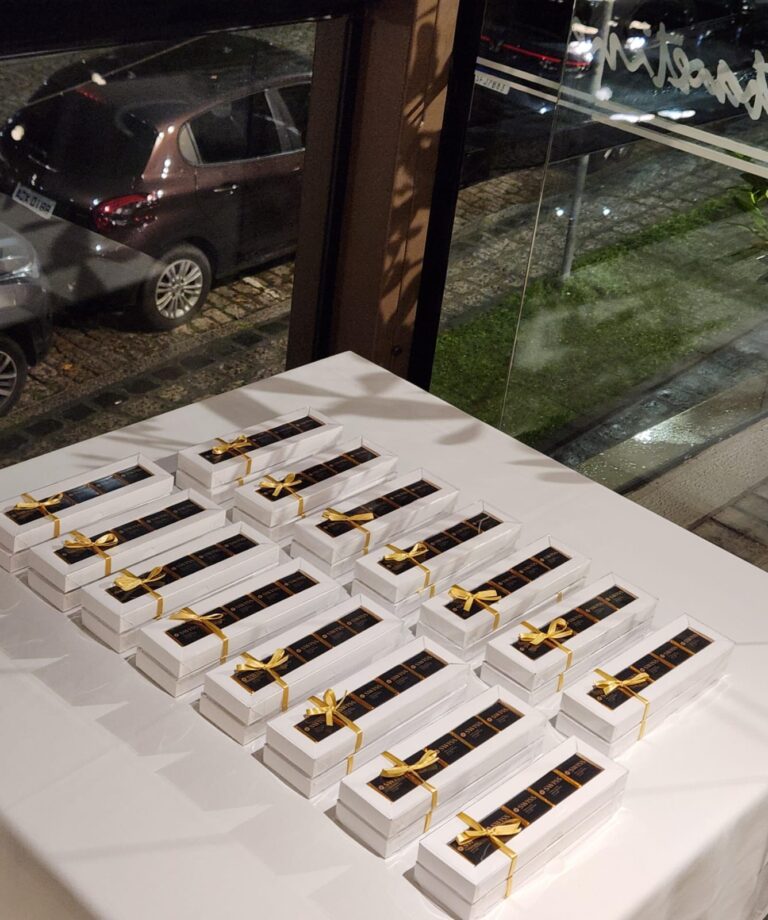 Swiss na mesa, decoração