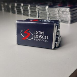 Barra lisa com adesivo personalizado - 10 g