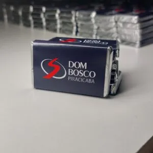 Barra lisa com adesivo personalizado - 10 g